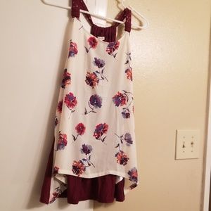 Flowery tank top